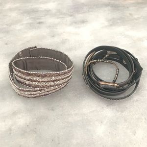Stella & Dot Yves Wrap & Edni Wrap Bracelets